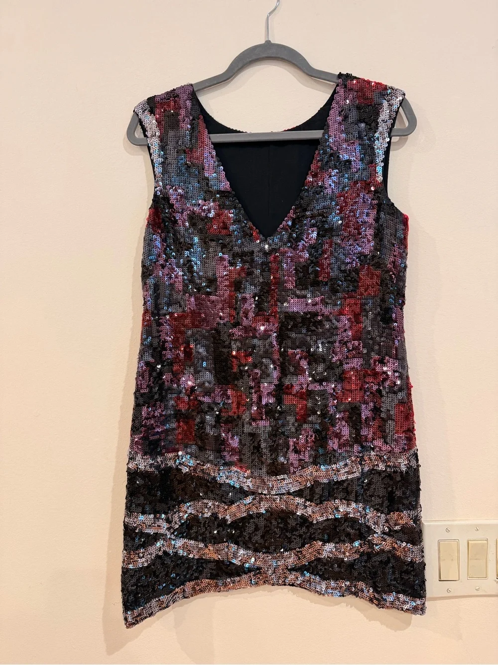 BCBGMaxAzria Sequin Mini Dress